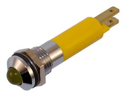 WAMCO WL-19040352 发光二极管指示灯, 8MM, 24V, 黄色