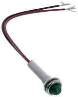 WAMCO WL-6091M5-24V 发光二极管指示灯, 0.38英寸, 28V, 绿色