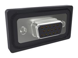 AMPHENOL COMMUNICATIONS SOLUTIONS L17EHD15S10. 连接器, HD D-SUB, 母, 15路, 焊接