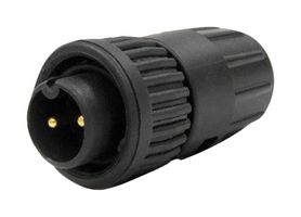 SWITCHCRAFT/CONXALL 6382-2PG-311 CIRCULAR SEALED CONN, PLUG, 2POS, CABLE