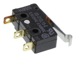 OMRON ELECTRONIC COMPONENTS SS-01GL13-E 微动开关, SPDT, 0.1A, 30VDC, 焊接片