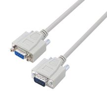 L-COM CSMN9MF-25. 电缆组件, 9P D-SUB 插头-插座, 25英尺