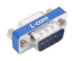L-COM DGF9MF. FERRITE FILTER (EMI) ADAPTER, DB9 MALE /