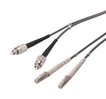 L-COM FODFC-LC-01 电缆, FO 电缆, FC-LC 双工, OM1, 3.3