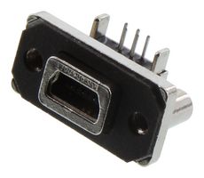 AMPHENOL COMMUNICATIONS SOLUTIONS MUSBB151M4 USB CONN, 2.0 TYPE B, RCPT, 4POS, PANEL