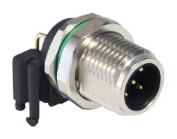 BULGIN LIMITED PXMBNI12RAM05APCM12. 传感器连接器, M12, 公, 5路, A 编码