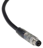 BULGIN LIMITED PXPPNP08FIM04ACL030PVC. SENSOR CORD, 4P M8 PLUG-FREE END, 9.8FT