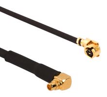 AMPHENOL RF 095-900-553-100 CABLE ASSY, R/A MMCX-R/A AMC PLUG, 100MM