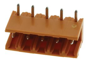 WEIDMULLER 1347160000 端子块, 针座, 直角型, 5路, TH