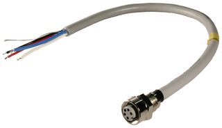 MOLEX 1300390283 传感器电缆, 5路, 母-自由线端, 50MM/t/t