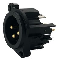 IO AUDIO TECHNOLOGIES IO-XLR3-M-EV XLR CONNECTOR, PLUG, 3POS, PCB
