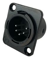 IO AUDIO TECHNOLOGIES IO-XLR5-M-BK-JL 连接器, XLR, 公, 5路, 面板