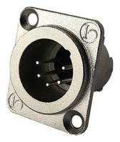 IO AUDIO TECHNOLOGIES IO-XLR5-M-JLX 连接器, XLR, 公, 5路, 面板
