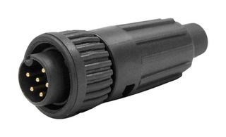 SWITCHCRAFT/CONXALL 6282-6PG-519 CIRCULAR SEALED CONN, PLUG, 6POS, CABLE
