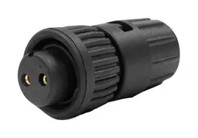 SWITCHCRAFT/CONXALL 6382-2SG-321 CIRCULAR SEALED CONN, PLUG, 2POS, CABLE