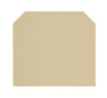 WEIDMULLER 1615280000 端板, 聚酰胺 66, 米色