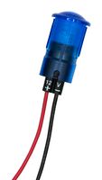 DIALIGHT 653-1403-103F 面板指示器, 蓝色, 12VDC