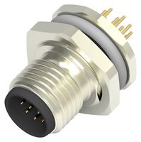 TE CONNECTIVITY T4140012121-000. 传感器连接器, 12路, 公, M12, 面板