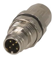 HARTING 21038211825 传感器连接器, 公, 8路, M12, 电缆