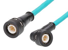 MOLEX / BRAD 1204061025 SENSOR CORD, 4P M12 R/A PLUG-PLUG, 3.3