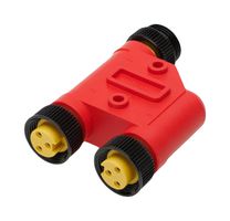 MOLEX / BRAD 1300350121 SENSOR H-SPLITTER, 3P MC PLUG-RCPT/RCPT
