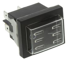 E-SWITCH WB24ED1121-ACC-KF05 开关, 船型, DPST, 20A, 125V