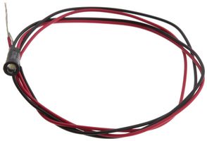 DIALIGHT 558-6403-027F 发光二极管面板指示器, 3.97MM, 白色, 3.3VDC