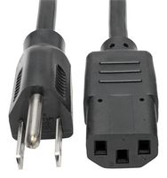 EATON TRIPP LITE P006-015 电源线, NEMA 5-15P/IEC C13, 15英尺, 10A