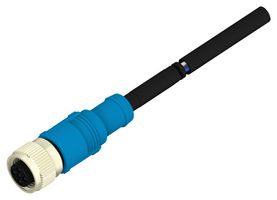 TE CONNECTIVITY T4161310005-005. 线缆组件, RPC-M12-FS-5CON-聚氯乙烯-5.0SH