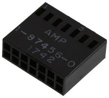 AMP - TE CONNECTIVITY 1-87456-0 WTB HOUSING, RCPT, 14POS, 2ROW, 2.54MM
