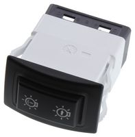 CARLING TECHNOLOGIES HR28D1A11B W1-11-YKUS1 船型开关, DPDT, 20A, 12VDC, 面板