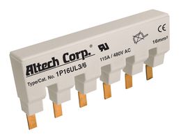 ALTECH 1P16UL3/6 BUSBAR, CKT BREAKER, 6PIN, 1PH, 115A