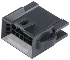 MOLEX 224556-1210. CONN HOUSING, PLUG, 10POS, 2.5MM, BLACK