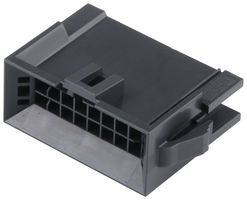 MOLEX 224556-1212. CONN HOUSING, PLUG, 12POS, 2.5MM, BLACK