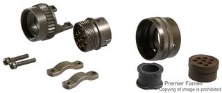 AMPHENOL INDUSTRIAL PT06E-16-8P(SR) CIRCULAR CONNECTOR PLUG, SIZE 16, 8 POSITION, CABLE