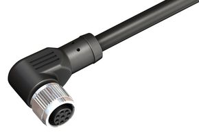 ALTECH CBF12-R88N0-05BPVC CBL ASSY, 8P R/A M12 RCPT-FREE END/16.4