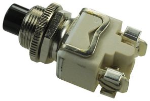 APEM 1202A2 SWITCH, PUSHBUTTON, SPST-NC, 8A, 250V