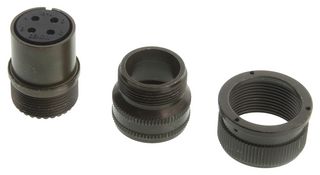 AMPHENOL INDUSTRIAL MS3106A18-4S. CIRCULAR CONNECTOR PLUG, SIZE 18, 4 POSI