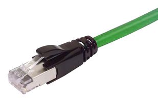 L-COM TRD695APGRN-3 电缆, PLENUM RATED 屏蔽CAT6A 电缆