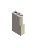 EDAC 556-003-000-101 连接器外壳, 母, 3路, 3.96MM