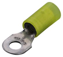 ABB - THOMAS & BETTS RC863 TERMINAL, RING TONGUE, #8, CRIMP, YELLOW