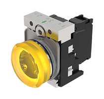 EAO 45-1T00.20G6.000.100 面板指示器, 黄色, 24VAC/DC