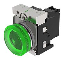 EAO 45-1T00.20H6.000.100 面板指示器, 绿色, 24VAC/DC