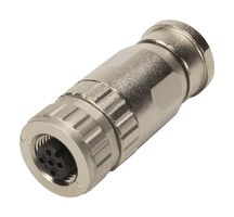 HARTING 21033492501 传感器连接器, M12, 母, 5路, 电缆