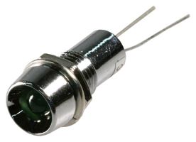 VCC / VISUAL COMMUNICATIONS COMPANY L65DG24L. 面板指示器, 8MM, 黄色, 24VDC