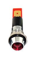 MALLORY FL1M-12CJ-1-R2V 发光二极管, 红色 12MM 螺母 2VAC/DC STK £