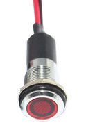 MALLORY FL1M-12FW-1-R24V LED RED 12MM NUT 24VAC/DC STK £