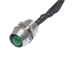 MALLORY FL1M-6CW-2-G12V 发光二极管, 绿色 6MM 螺母 12VDC STK £