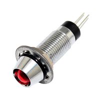 MALLORY FL1M-8CJ-3-R12V 发光二极管, 红色 8MM 螺母 12VDC STK £