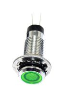 MALLORY FL1M-8FJ-2-G12V 发光二极管, 绿色 8MM 螺母 12VAC/DC UL STK £